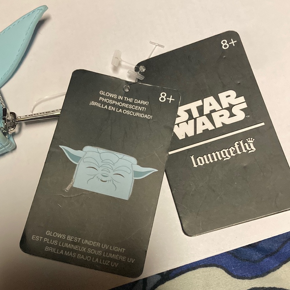 Star Wars Blue Bags Yoda Character Wallet Glow in the dark - Picture 3 of 6